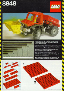 Manuale Lego set 8848 Technic Ruspa