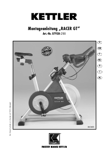 Manual Kettler Racer GT Exercise Bike