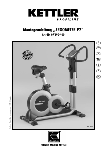 Instrukcja Kettler Ergometer P2 Rower treningowy