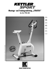 Manual de uso Kettler Stratos Bicicleta estática