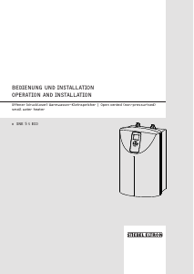 Manual Stiebel Eltron SNE 5 t ECO Boiler