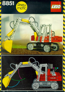 Manual Lego set 8851 Technic Excavator