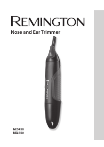 Manual de uso Remington NE3750 Recortador de nariz