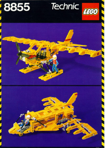 Manuale Lego set 8855 Technic Aeroplano elica