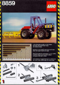 Priručnik Lego set 8859 Technic Traktor