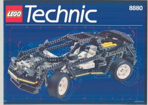 Handleiding Lego set 8880 Technic Racewagen