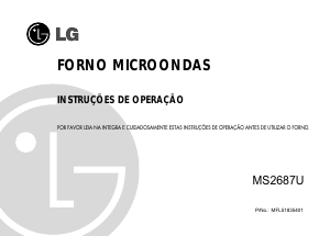 Manual LG MS2687U Micro-onda