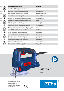 Manual Güde STS 650 E Ferăstrău vertical