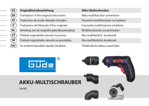 Bedienungsanleitung Güde MS 4.0-150-17 Schrauber