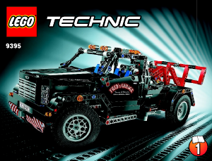 Manual Lego set 9395 Technic Pick-up tow truck