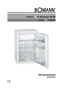 Manual Bomann KS 197 Refrigerator