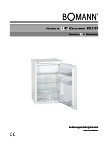 Manual Bomann KS 2197 Refrigerator