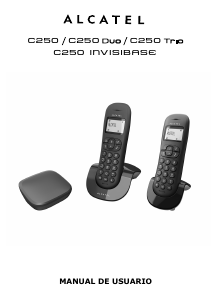 Manual de uso Alcatel C250 Invisibase Teléfono inalámbrico