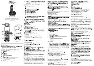 Manual de uso Alcatel XL535 Teléfono inalámbrico