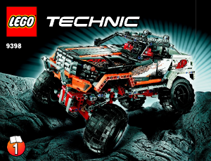 Manual de uso Lego set 9398 Technic 4 x 4 de última generación