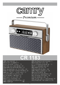 Manual Camry CR 1183 Radio