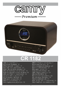 Manual Camry CR 1182 Radio