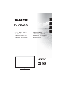 Bedienungsanleitung Sharp LC-24DV250E LCD fernseher