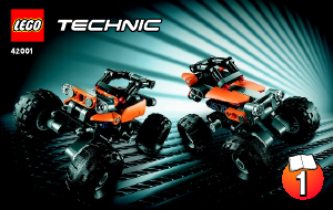 Руководство ЛЕГО set 42001 Technic Мини внедорожник