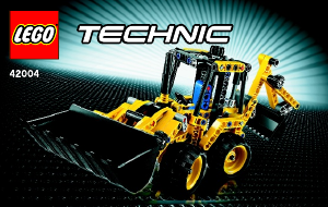 Руководство ЛЕГО set 42004 Technic Экскаватор-погрузчик