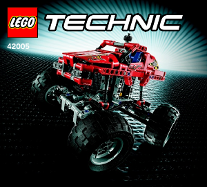 Manual de uso Lego set 42005 Technic Camión monstruo