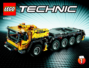 Manual Lego set 42009 Technic Grua móvel mk II