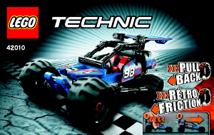 Bruksanvisning Lego set 42010 Technic Terrängracer