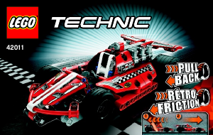 Manual de uso Lego set 42011 Technic Gran coche de carreras