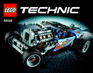 Brugsanvisning Lego set 42022 Technic Hotrod-bil