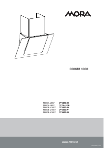 Instrukcja Mora OV 686 GBX Okap kuchenny