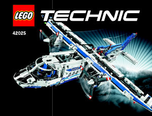 Bruksanvisning Lego set 42025 Technic Fraktflygplan