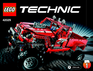 Manual Lego set 42029 Technic Customized pick up truck