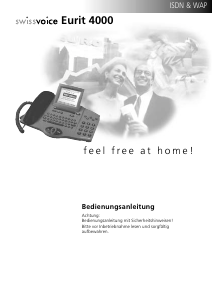 Bedienungsanleitung Swissvoice Eurit 4000 Telefon