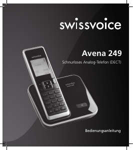 Bedienungsanleitung Swissvoice Avena 249 Schnurlose telefon