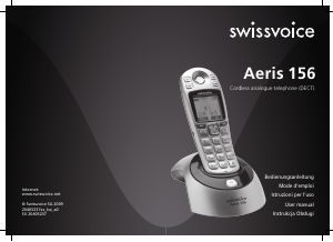 Bedienungsanleitung Swissvoice Aeris 156 Schnurlose telefon