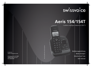 Bedienungsanleitung Swissvoice Aeris 154T Schnurlose telefon