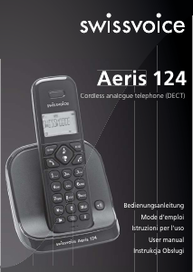 Bedienungsanleitung Swissvoice Aeris 124 Schnurlose telefon