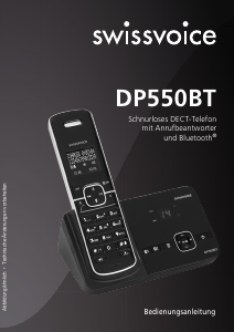 Bedienungsanleitung Swissvoice DP550BT Schnurlose telefon