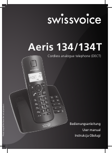 Hướng dẫn sử dụng Swissvoice Aeris 134T Điện thoại không dây