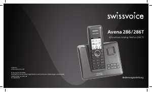 Bedienungsanleitung Swissvoice Avena 286T Schnurlose telefon