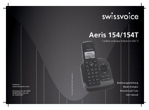 Bedienungsanleitung Swissvoice Aeris 154 Schnurlose telefon