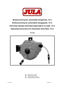 Manual Jula 751-025 Garden Hose Reel