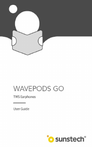 Manual Sunstech Wavepods Go Headphone