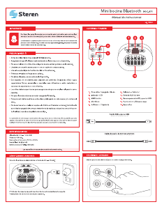 Manual de uso Steren BOC-871 Altavoz