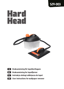 Bruksanvisning Hard Head 529-003 Tapetborttagare