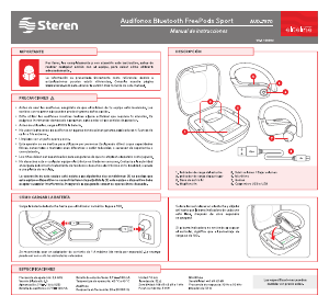 Manual de uso Steren AUD-7570 Auriculares