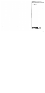 Manual Opel AutoVision Car Radio