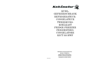 Manual Kelvinator KICT333HWF Fridge-Freezer