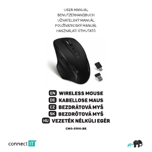 Manual Connect IT CMO-3100-BK Mouse