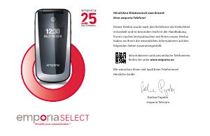 Bedienungsanleitung Emporia SELECT Handy